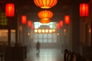 《陌上风来》封面,县城街角一间亮着灯的小书店