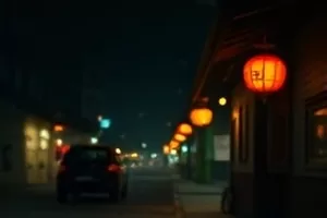 《沉默的信号塔》封面,山顶信号塔在暮色中亮起警示灯